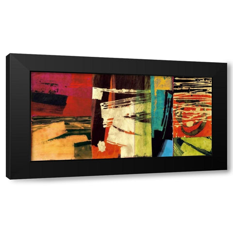 Chromatica Black Modern Wood Framed Art Print by James, Andy
