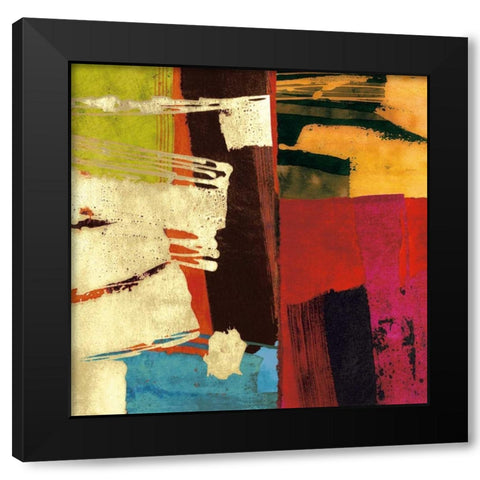 Colors I Black Modern Wood Framed Art Print by James, Andy