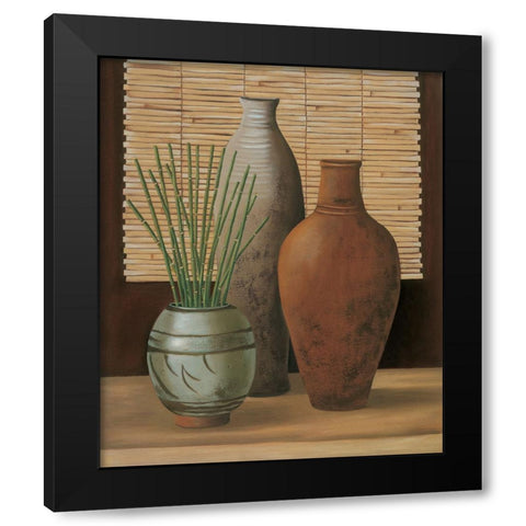Composizione in interno I Black Modern Wood Framed Art Print with Double Matting by Mazo, Andre
