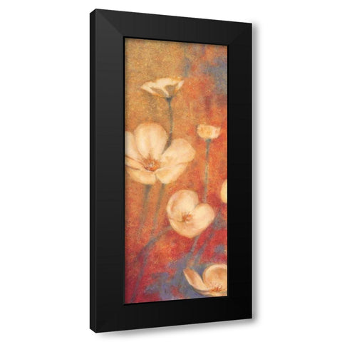 Floral Poetry I Black Modern Wood Framed Art Print by Michaels, Anne