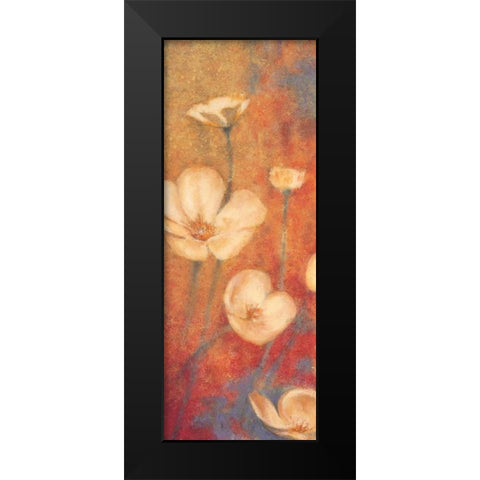 Floral Poetry I Black Modern Wood Framed Art Print by Michaels, Anne