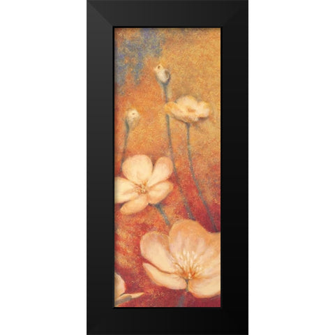 Floral Poetry II Black Modern Wood Framed Art Print by Michaels, Anne