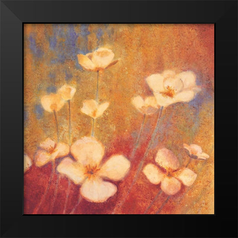 Field of Color II Black Modern Wood Framed Art Print by Michaels, Anne