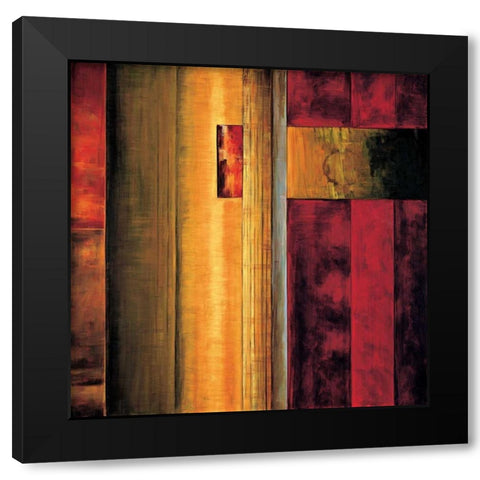 Titillate II Black Modern Wood Framed Art Print with Double Matting by Summers, Aaron