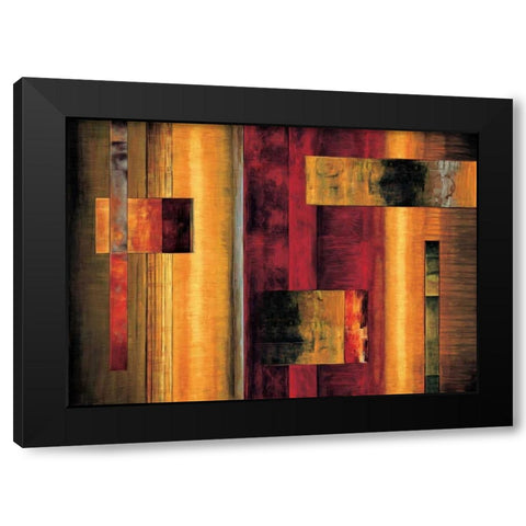In the Balance Black Modern Wood Framed Art Print with Double Matting by Summers, Aaron