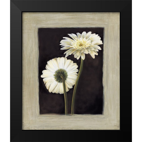 Flora II Black Modern Wood Framed Art Print by Trivelli, Andrea