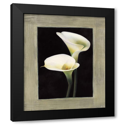 Calle Black Modern Wood Framed Art Print with Double Matting by Trivelli, Andrea