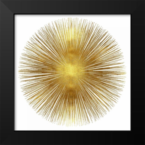 Sunburst I Black Modern Wood Framed Art Print by Young, Abby