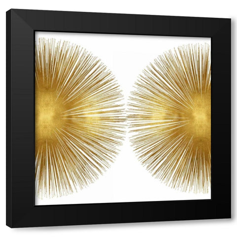 Sunburst II Black Modern Wood Framed Art Print by Young, Abby