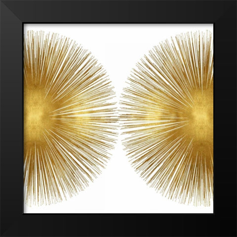 Sunburst II Black Modern Wood Framed Art Print by Young, Abby