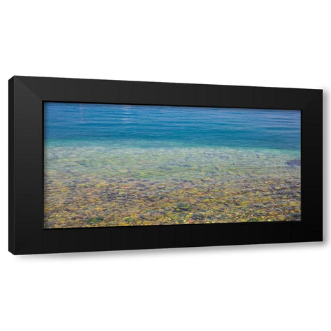 Beach Watercolors I Black Modern Wood Framed Art Print by Markoff, Barbara