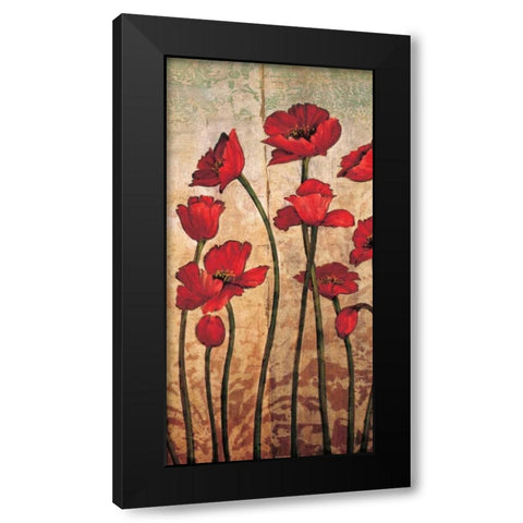 The Gathering I Black Modern Wood Framed Art Print by Francis, Brian