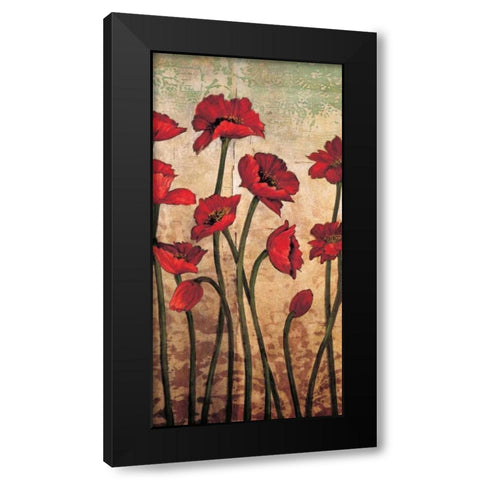The Gathering II Black Modern Wood Framed Art Print by Francis, Brian