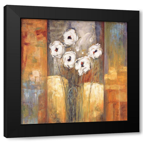 Getting Together II Black Modern Wood Framed Art Print by Francis, Brian