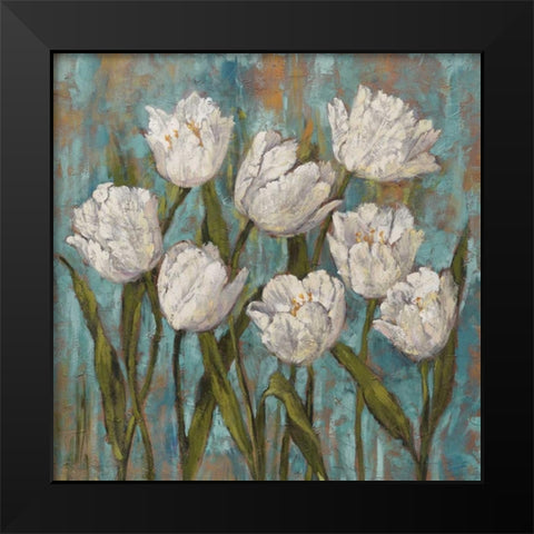 Jennys Garden II Black Modern Wood Framed Art Print by Francis, Brian