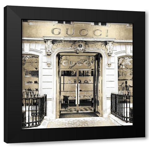 Fashion Boutique I Black Modern Wood Framed Art Print with Double Matting by Blake, Madeline