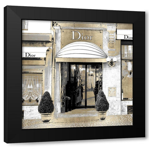 Fashion Boutique III Black Modern Wood Framed Art Print with Double Matting by Blake, Madeline