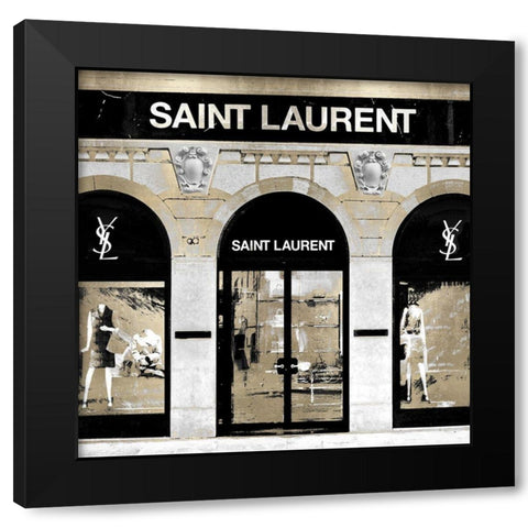 Fashion Boutique IV Black Modern Wood Framed Art Print with Double Matting by Blake, Madeline
