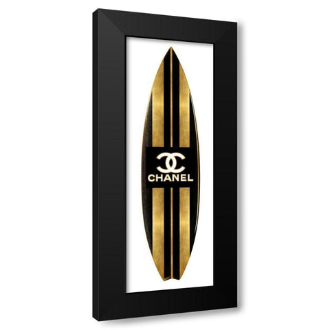 Fashion Surfboard I Black Modern Wood Framed Art Print with Double Matting by Blake, Madeline
