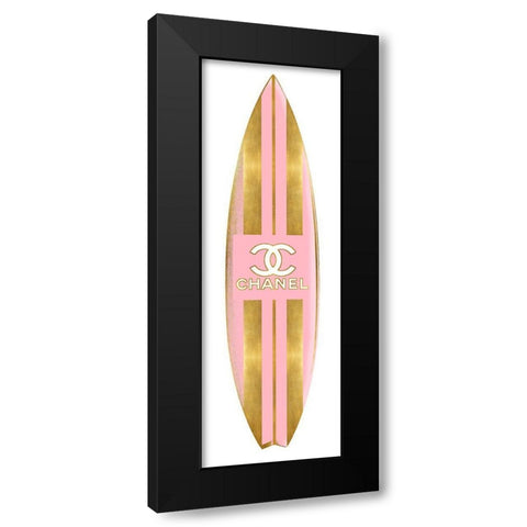 Fashion Surfboard IV Black Modern Wood Framed Art Print with Double Matting by Blake, Madeline