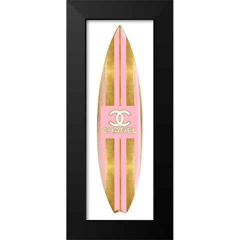 Fashion Surfboard IV Black Modern Wood Framed Art Print by Blake, Madeline