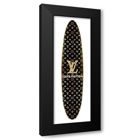 Fashion Surfboard France I Black Modern Wood Framed Art Print with Double Matting by Blake, Madeline