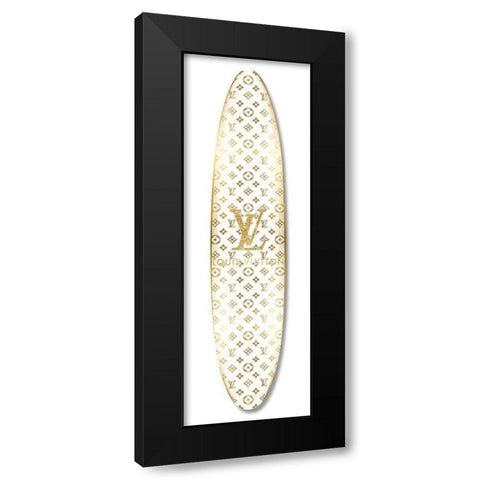 Fashion Surfboard France III Black Modern Wood Framed Art Print by Blake, Madeline