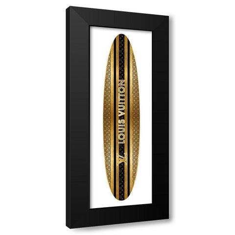 Fashion Surfboard France VII Black Modern Wood Framed Art Print with Double Matting by Blake, Madeline