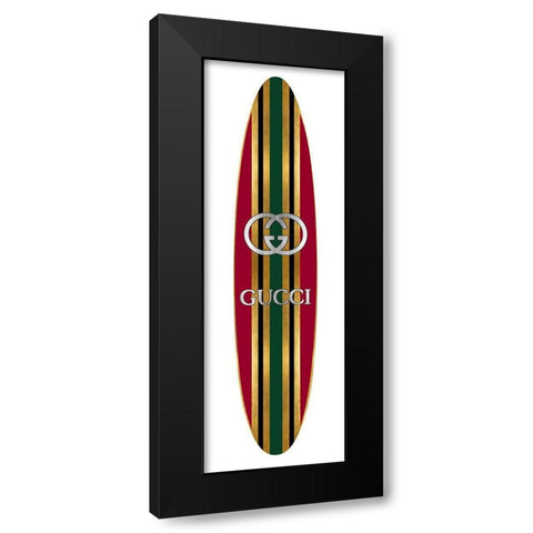 Fashion Surfboard Italy I Black Modern Wood Framed Art Print with Double Matting by Blake, Madeline