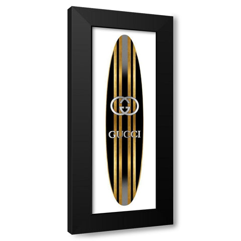 Fashion Surfboard Italy II Black Modern Wood Framed Art Print with Double Matting by Blake, Madeline