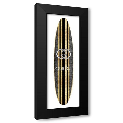 Fashion Surfboard Italy III Black Modern Wood Framed Art Print with Double Matting by Blake, Madeline