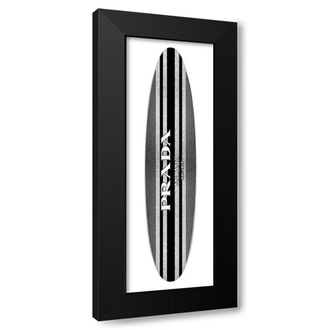Fashion Surfboard Milan I Black Modern Wood Framed Art Print with Double Matting by Blake, Madeline
