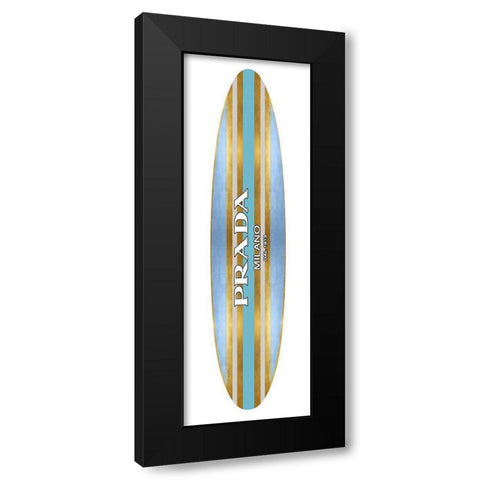 Fashion Surfboard Milan II Black Modern Wood Framed Art Print by Blake, Madeline