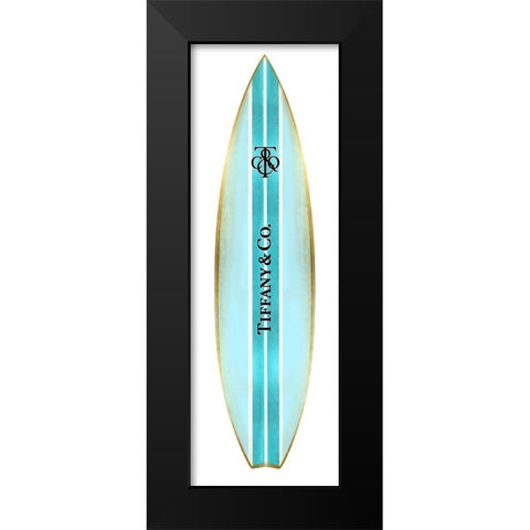Fashion Surfboard NYC II Black Modern Wood Framed Art Print by Blake, Madeline