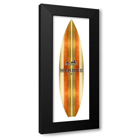 Fashion Surfboard Paris I Black Modern Wood Framed Art Print with Double Matting by Blake, Madeline