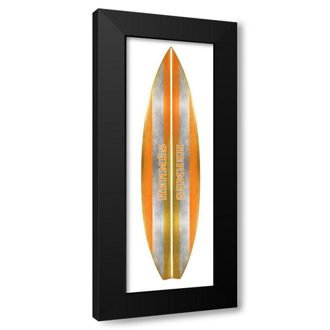 Fashion Surfboard Paris II Black Modern Wood Framed Art Print with Double Matting by Blake, Madeline