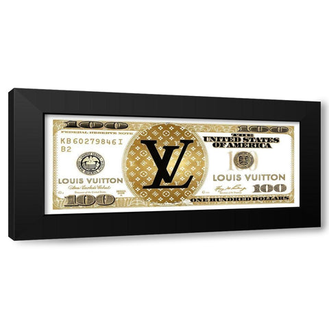 Fashion Cash V Black Modern Wood Framed Art Print with Double Matting by Blake, Madeline