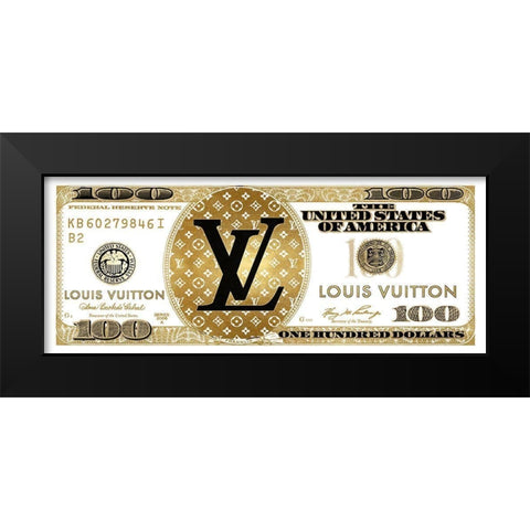 Fashion Cash V Black Modern Wood Framed Art Print by Blake, Madeline
