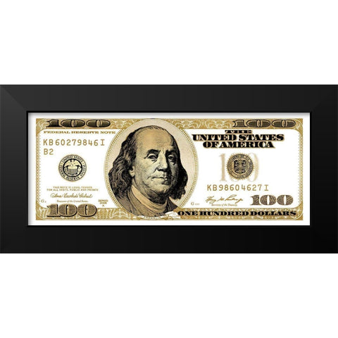 New Money I Black Modern Wood Framed Art Print by Blake, Madeline