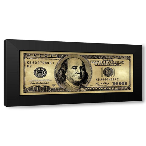 New Money II Black Modern Wood Framed Art Print with Double Matting by Blake, Madeline