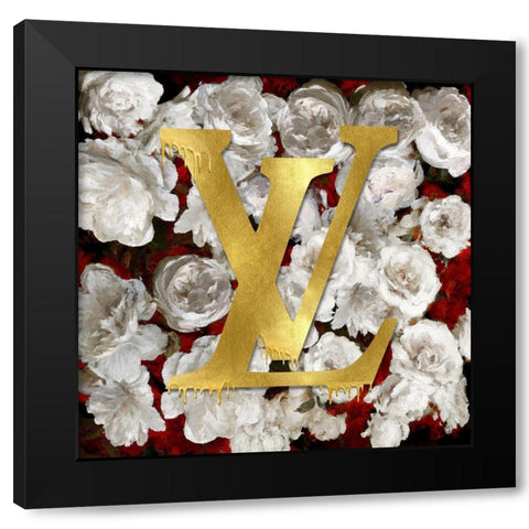 Fashion and Flowers II Black Modern Wood Framed Art Print with Double Matting by Blake, Madeline