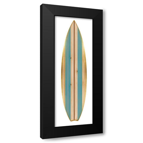 Surfboard I Black Modern Wood Framed Art Print by Blake, Madeline