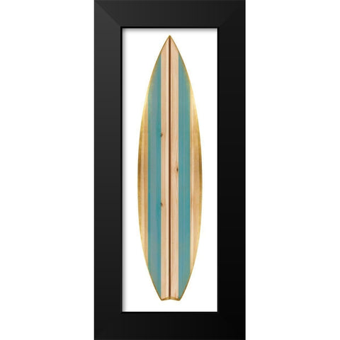 Surfboard I Black Modern Wood Framed Art Print by Blake, Madeline