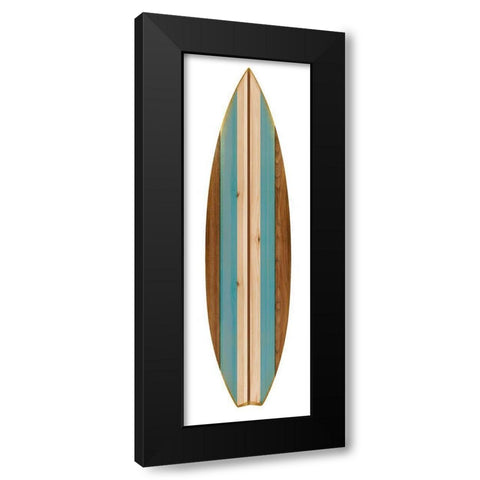 Surfboard II Black Modern Wood Framed Art Print by Blake, Madeline