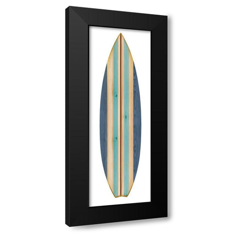 Surfboard III Black Modern Wood Framed Art Print by Blake, Madeline