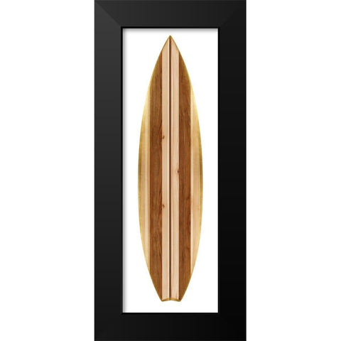Surfboard IV Black Modern Wood Framed Art Print by Blake, Madeline