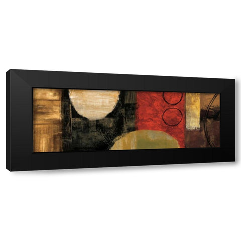 Balancing Act Black Modern Wood Framed Art Print by Nelson, Brent