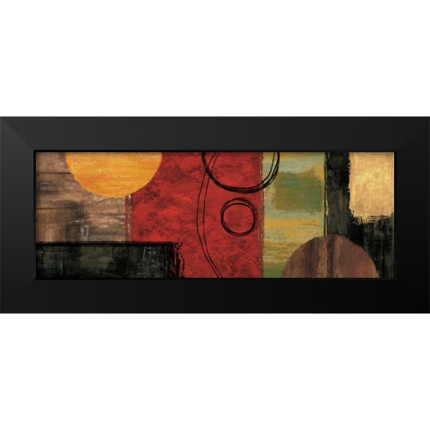 Within Reason Black Modern Wood Framed Art Print by Nelson, Brent