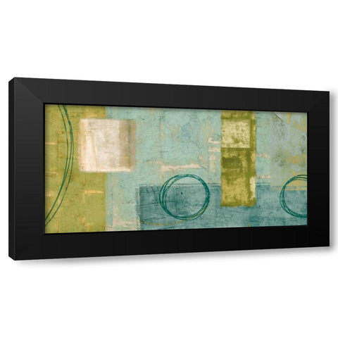 Sublime Black Modern Wood Framed Art Print with Double Matting by Nelson, Brent