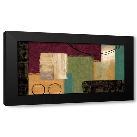 Night Moves Black Modern Wood Framed Art Print with Double Matting by Nelson, Brent
